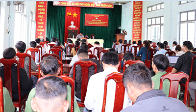 Đoàn đại biểu Quốc hội tỉnh Kon Tum tiếp xúc cử tri  trước kỳ họp thứ 4 tại xã Xốp, huyện Đăk Glei