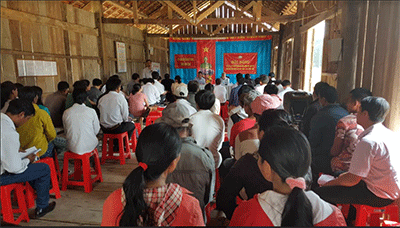 Đoàn đại biểu Quốc hội tỉnh Kon Tum tiếp xúc cử tri  định kỳ sau kỳ họp thứ 10 - Quốc hội khóa XIV
