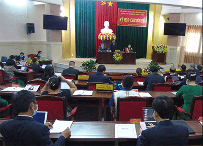 HĐND tỉnh tổ chức họp chuyên đề thông qua 20 nghị quyết