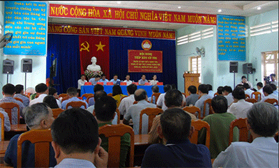 Bí thư Tỉnh ủy, Chủ tịch HĐND tỉnh tiếp xúc cử tri phường Quyết Thắng