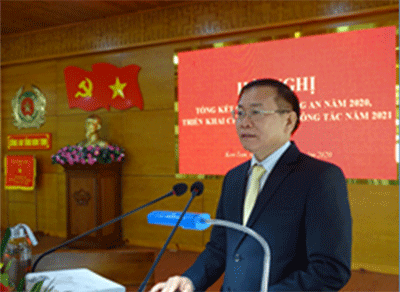 Chủ tịch HĐND tỉnh Nguyễn Văn Hòa dự Hội nghị Tổng kết công tác công an năm 2020