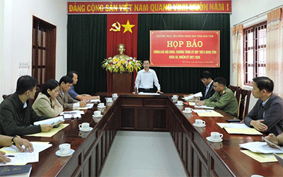 Họp báo Kỳ họp thứ 6 HĐND tỉnh Khóa XII, nhiệm kỳ 2021-2026