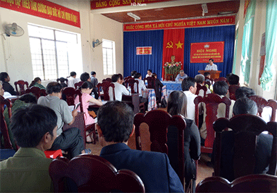 Đoàn đại biểu Quốc hội tỉnh Kon Tum tiếp xúc cử tri trước kỳ họp thứ 7, Quốc hội khóa XIV