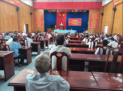 Đoàn đại biểu Quốc hội tỉnh Kon Tum tiếp xúc cử tri huyện Sa Thầy