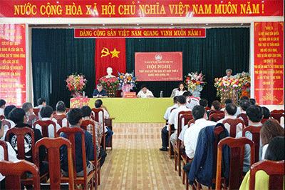 Đoàn đại biểu Quốc hội tỉnh Kon Tum tiếp xúc cử tri sau kỳ họp thứ 3  tại xã Pô Kô, huyện Đăk Tô