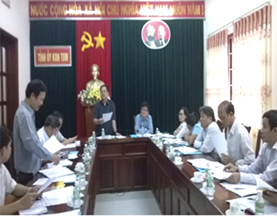 Hội nghị liên tịch thống nhất nội dung và thời gian tổ chức Kỳ họp thứ 4 HĐND tỉnh Khóa XI