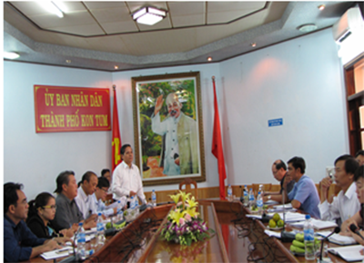 Đoàn giám sát của Thường trực HĐND tỉnh giám sát tại thành phố Kon Tum