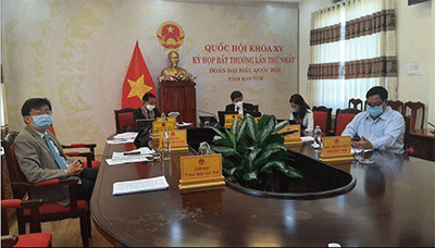 Đoàn đại biểu Quốc hội tỉnh Kon Tum tham dự kỳ họp bất thường lần thứ nhất - Quốc hội khóa XV