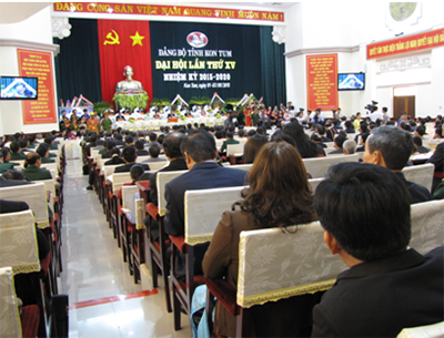 Đại hội Đảng bộ tỉnh Kon Tum lần thứ XV, nhiệm kỳ 2015-2020 thành công tốt đẹp