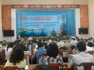Hội nghị giao ban Thường trực HĐND các tỉnh, thành phố Nam Trung bộ và Tây Nguyên