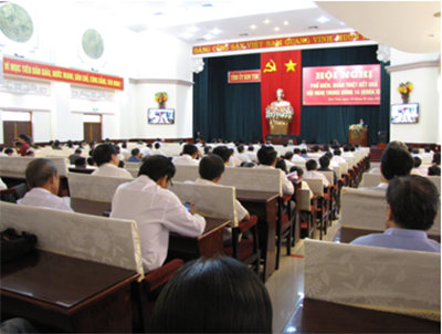 Hội nghị trực tuyến phổ biến, quán triệt kết quả Hội nghị Trung ương 14 (khóa XI) của Đảng