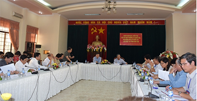 Đoàn giám sát, kiểm tra của Ủy ban Thường vụ Quốc hội, Hội đồng bầu cử Quốc gia làm việc tại tỉnh Kon Tum