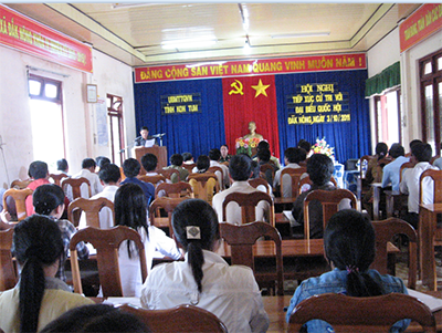 Thời gian, địa điểm tổ chức Hội nghị tiếp xúc cử tri để những người ứng cử đại biểu Quốc hội tỉnh Kon Tum vận động bầu cử