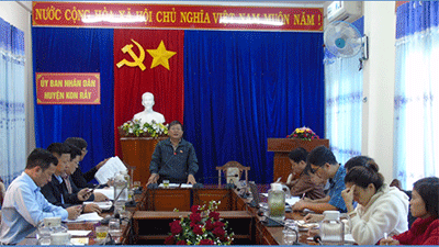 Đoàn ĐBQH tỉnh giám sát tình hình thực hiện Nghị quyết 43 của Quốc hội tại huyện Kon Rẫy