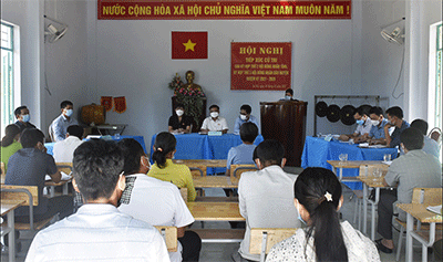 Tổ đại biểu HĐND tỉnh tại huyện Ia H’Drai tiếp xúc cử tri sau Kỳ họp thứ 2 HĐND tỉnh Khóa XII