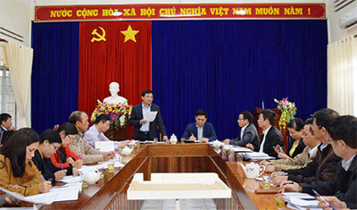Đoàn công tác Hội đồng dân tộc làm việc tại tỉnh Kon Tum