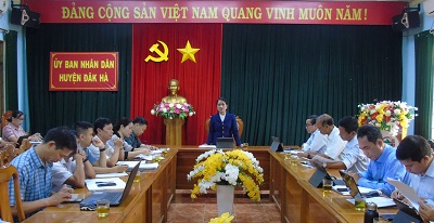 Thường trực HĐND tỉnh giám sát tại huyện Đăk Hà