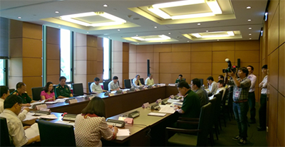 Hoạt động của Đoàn ĐBQH tỉnh Kon Tum từ ngày 20 đến ngày 23/5/2015 tại kỳ họp thứ chín, Quốc hội khóa XIII.
