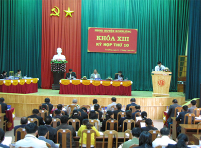 Hội đồng nhân dân huyện Kon Plông tổ chức kỳ họp thứ 10