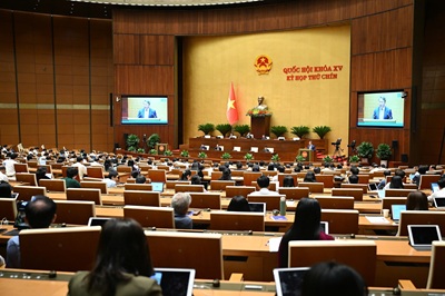 Quốc hội thảo luận dự án Luật sửa đổi bổ sung một số điều của Luật ban hành văn bản quy phạm pháp luật